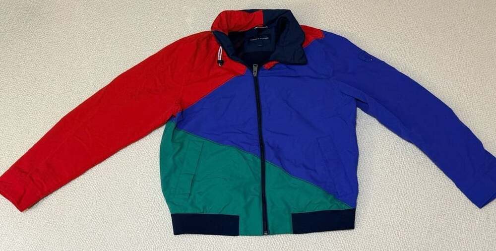 Tommy Hilfiger Colorblock Sailing Windbreaker Jacket Size S
